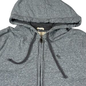 SOLD***Vintage Y2k Abercrombie & Fitch Full Zip Hoodie Muscle Grey Men’s Size